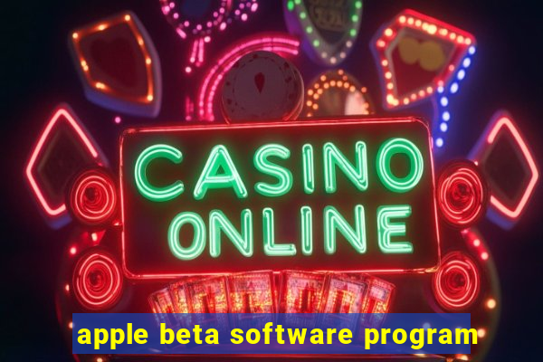 apple beta software program